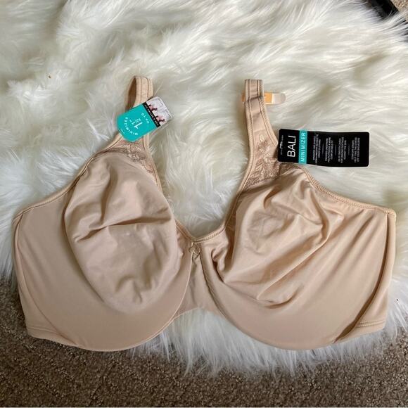 BALI MINIMIZER 3385 40DD NUDE BRA UNDERWIRE - Picture 1 of 5